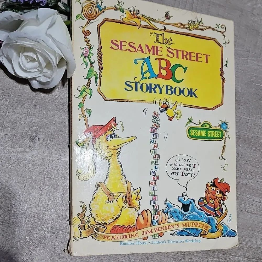 Sesame Street ABC Storybook Vintage Oversized Paperback